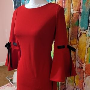 Calvin Klein size 2 red dress